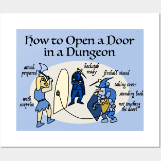 How to Open a Door in a Dungeon Posters and Art